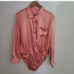 T Alexander Wang Silk Bodysuit